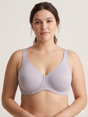 HSIA Underwire Unlined Bra - 36DD - Lavender Opal